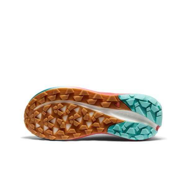 Women's Seek Trail Running Shoe  |  Grenadine/Ocean Depths