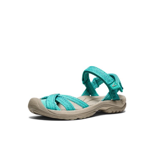 Women's Bali Strap Sandal | Bright Aqua