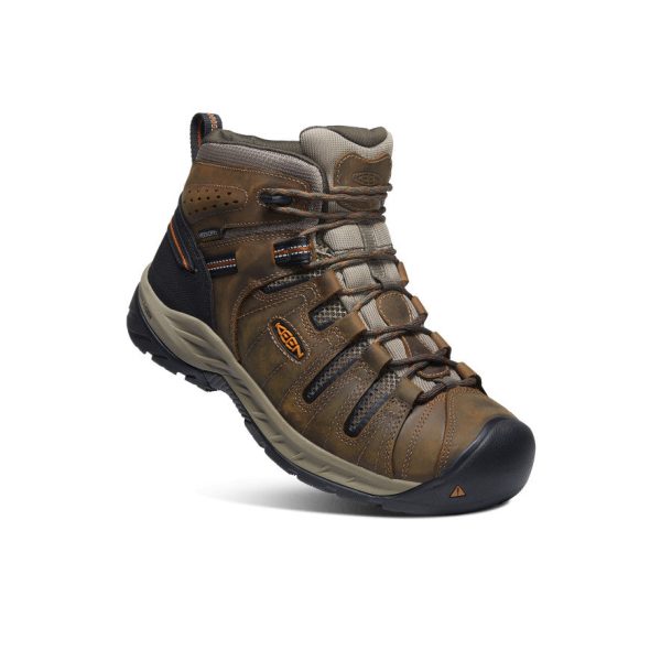 Men's Flint II Waterproof Mid (Soft Toe)  |  Black Olive/Brindle