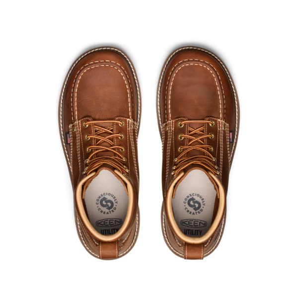 Men's Liberty 6 Boot (Soft Toe)  |  Leather Brown/Birch