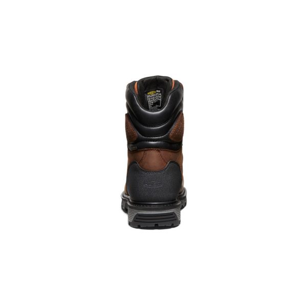Men's Camden 8 Insulated Waterproof Boot (Carbon Toe) | Leather Brown/Black