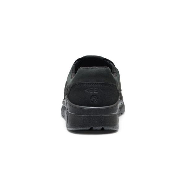Men's KM2 Leather Slip-On  |  Black/Black