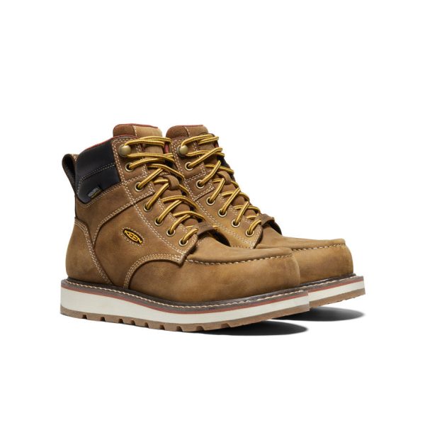Women's Cincinnati 6 Waterproof Boot (Carbon Toe)  |  Belgian/Sandshell