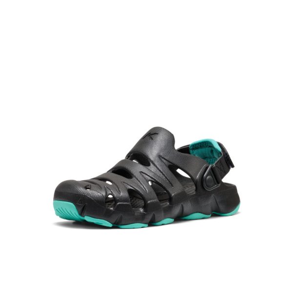 Big Kids' HyperFLT Clog | Black/Bright Aqua