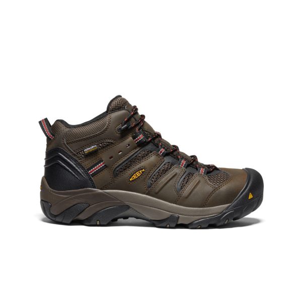 Men's Lansing Mid Waterproof (Steel Toe)  |  Cascade Brown/Brindle