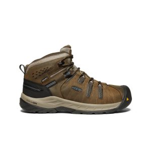 Men's Flint II Waterproof Boot (Steel Toe)  |  Cascade Brown/Orion Blue